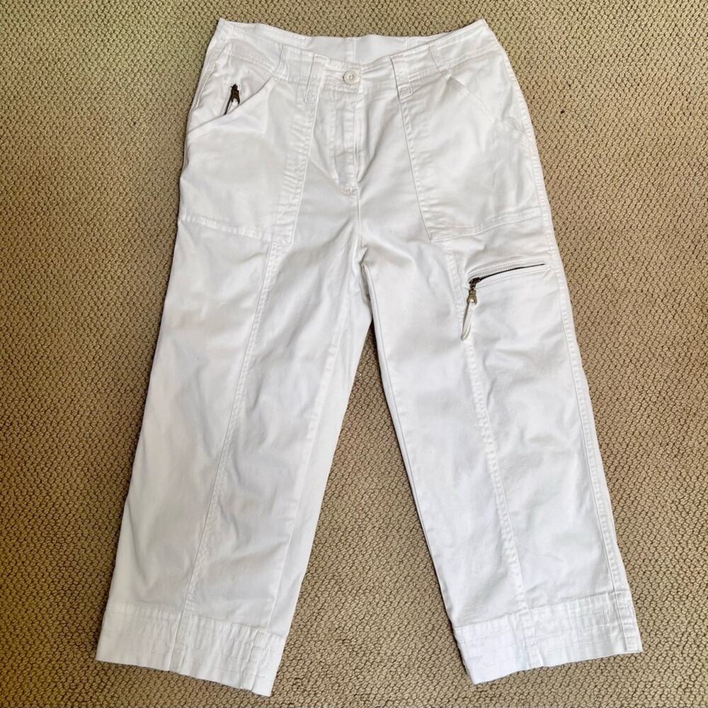 Vintage 90s White Cargo Pants